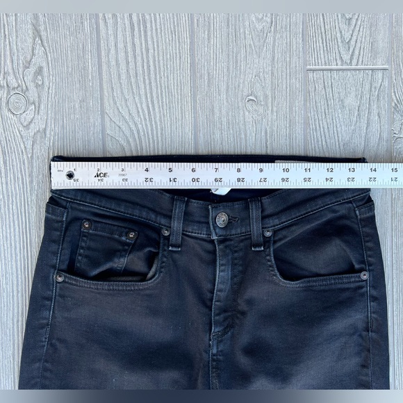 Rag & Bone High Rise Skinny Style W1513K520 Color Coal Size 27 - Picture 5 of 9